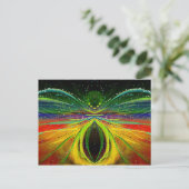 抽象芸術スパイダーハガキ ポストカード (スタンド正面)