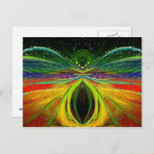 抽象芸術スパイダーハガキ ポストカード (正面/裏面)