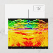 抽象芸術スパイダーハガキ ポストカード (正面/裏面)