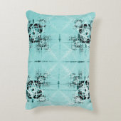 抽象芸術スパイラルディライトアクセント枕 アクセントクッション (裏面(縦))