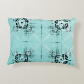 抽象芸術スパイラルディライトアクセント枕 アクセントクッション (裏面)