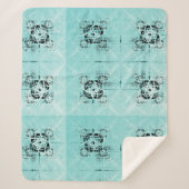 抽象芸術スパイラルディライトシェルパブランケット シェルパブランケット (正面)