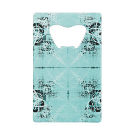 抽象芸術スパイラルディライトステンレス鋼製開口部 クレジットカード栓抜き