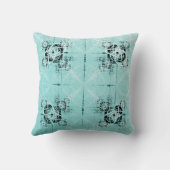 抽象芸術スパイラルデライト装飾用クッション クッション (裏面)