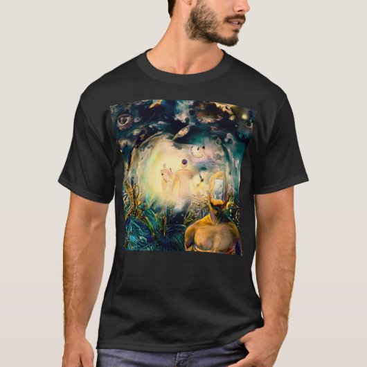 抽象芸術スピリチュアル夢 Tシャツ (正面)
