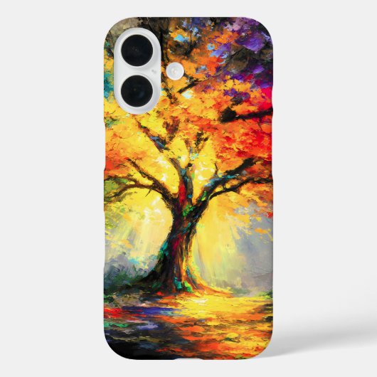 抽象芸術スピリチュアル自然ツリー Case-Mate iPhoneケース (裏面)