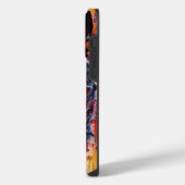 抽象芸術スプラッシュカラー iPhoneケース (左側面)