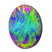 抽象芸術スプラッシング虹液 ダーツボード (正面右)