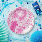 抽象芸術スプレー絵を描 ペーパープレート (パーティー)