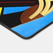 抽象芸術スペインのギタリスト。カスタマイズ デスクマット (コーナー)