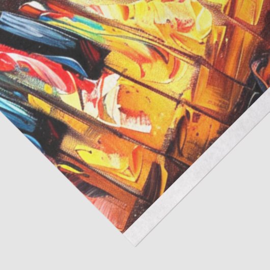 抽象芸術スペクトラムピ絵画アノのデコページ 薄葉紙 (詳細)