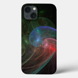 抽象芸術スペースウェーブ iPhone 13ケース