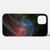 抽象芸術スペースウェーブ Case-Mate iPhoneケース (裏面 (横))
