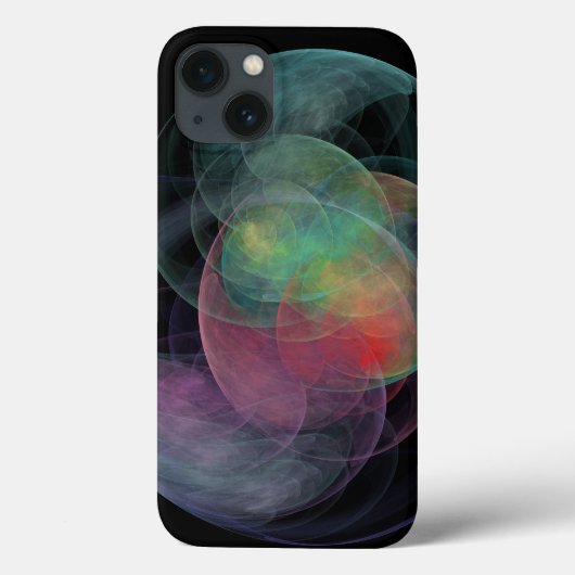 抽象芸術スペースシェル Case-Mate iPhoneケース (裏面)
