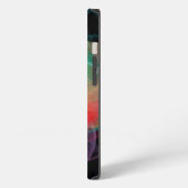 抽象芸術スペースシェル iPhoneケース (左側面)