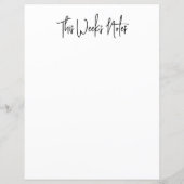 抽象芸術スミニマルクリプト文字ウィークリーミールプランナー (裏面)