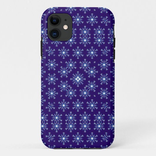 抽象芸術スミレ花シームレスパターン Case-Mate iPhoneケース (裏面)