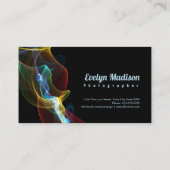 抽象芸術スモークリボンy78u 名刺 (裏面)