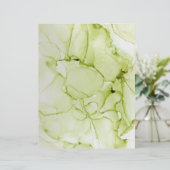 抽象芸術スライムグリーンスクラップブック紙 (スタンド正面)