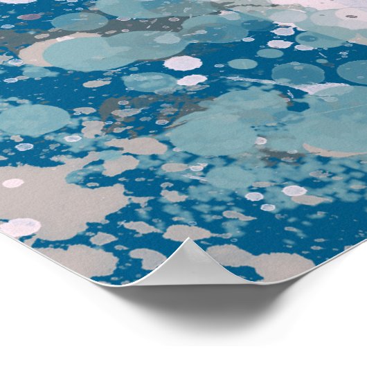 抽象芸術スリーツ ポスター (角)