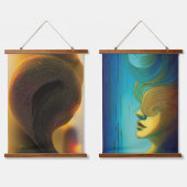 抽象芸術スレスタペストリー 吊り下げ型タペストリー (ダブル)