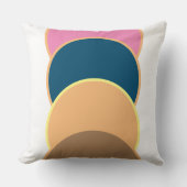 抽象芸術スロークッション – クカラフルレスト クッション (正面)