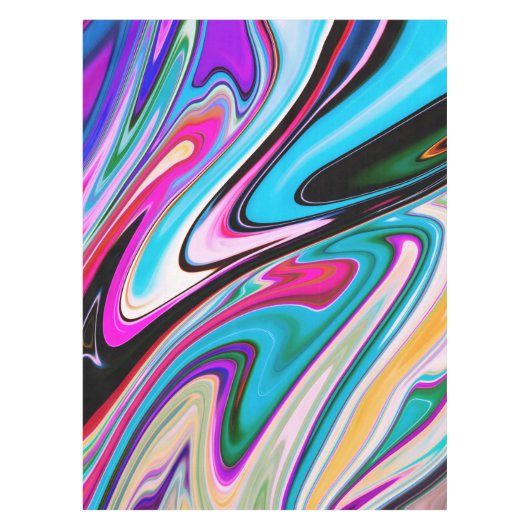 抽象芸術スワーズ大理石テクスチャ テーブルクロス (正面)