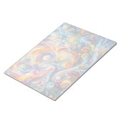 抽象芸術スワールカラーアート ノートパッド (アングル)