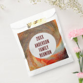 抽象芸術スワールGroovy年間ファミリ懇親会 フェイバーバッグ (封をした状態)