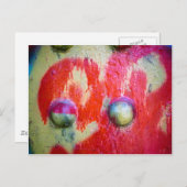 抽象芸術ス絵を描プアール02 ポストカード (正面/裏面)