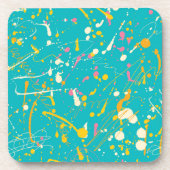 抽象芸術ス絵を描プラン コースター (正面)