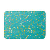 抽象芸術ス絵を描プラン バスマット (正面)