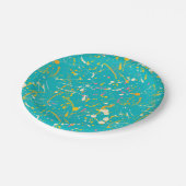 抽象芸術ス絵を描プラン ペーパープレート (アングル)