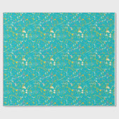 抽象芸術ス絵を描プラン ラッピングペーパー (フラット)