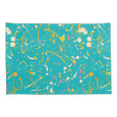 抽象芸術ス絵を描プラン 枕カバー (裏面-右)