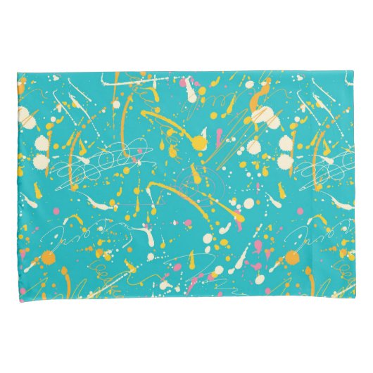 抽象芸術ス絵を描プラン 枕カバー (正面右)