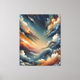 抽象芸術ス絵を描プ キャンバスプリント