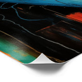 抽象芸術ス絵画プレー技術 ポスター (コーナー)