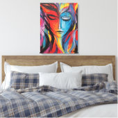 抽象芸術ス絵画プレー キャンバスプリント (インサイチュ (寝室))