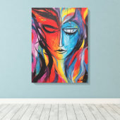 抽象芸術ス絵画プレー キャンバスプリント (インサイチュ (ウッドフロア))