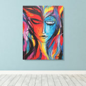 抽象芸術ス絵画プレー キャンバスプリント (インサイチュ (ウッドフロア))