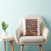 抽象芸術セピア クッション (椅子)