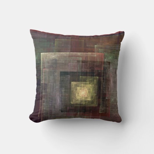 抽象芸術セメント クッション (正面)