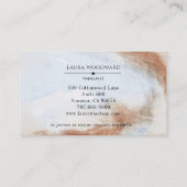 抽象芸術セラピスト名刺 名刺 (裏面)