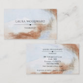 抽象芸術セラピスト名刺 名刺 (正面/裏面)