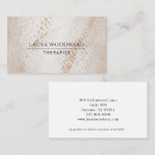 抽象芸術セラピスト相談員名刺 名刺 (正面/裏面)