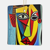 抽象芸術セラミックオーナメント セラミックオーナメント (左)