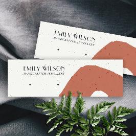 抽象芸術セラミックテラコッタスタッドイヤリングディスプレイ スキニー名刺