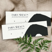 抽象芸術セラミック白黒スタッドイヤリングディスプレイ