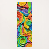 抽象芸術セラミック ヨガマット (裏面)